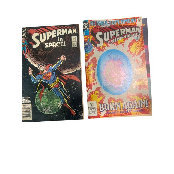 Lot Of 13 Superman & Action Comics DC Comic Book Collection Aliens Born Again - Picture 6 of 6